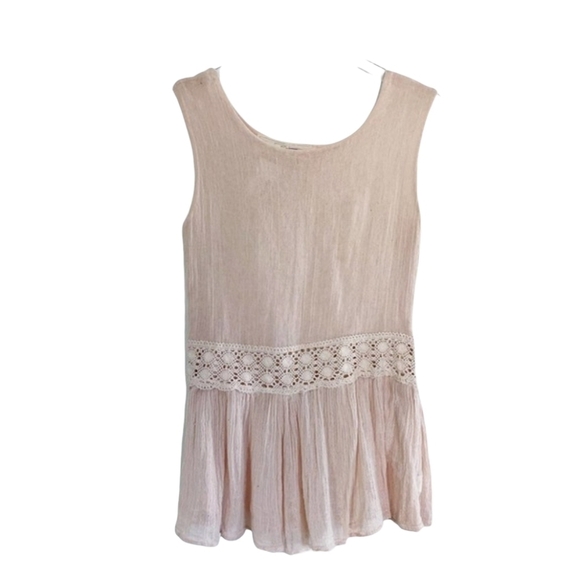 Jen's Pirate Booty Pink Cotton Candy Babydoll Top - Picture 1 of 10
